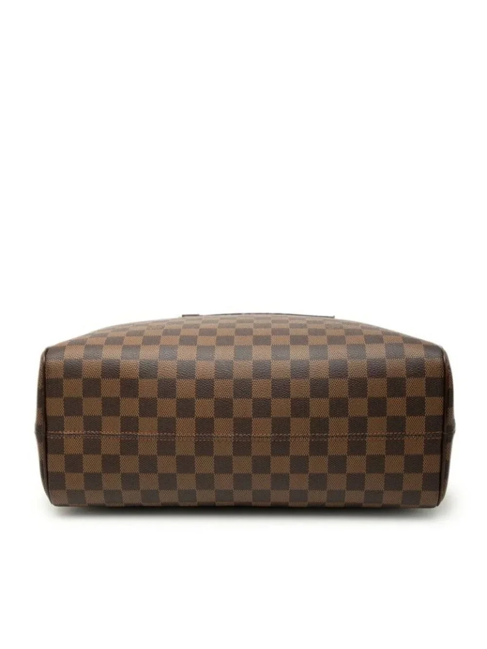 Louis Vuitton Damier Nolita Handbag Brown Leather